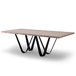 Стол обеденный на изогнутых ножках Consonance варинант исполнения - 1 | Loft Concept в Волгограде