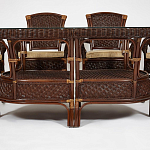 Комплект обеденный из ротанга Eloise grand варинант исполнения - 11 | Loft Concept в Волгограде