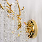 Бра золотого цвета с ветвями и хрустальными подвесками FAIRYTREE Light варинант исполнения - 7 | Loft Concept в Волгограде