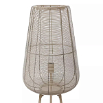 Торшер с плетеным металлическим плафоном Wicker Iron Lamp варинант исполнения - 1 | Loft Concept в Волгограде