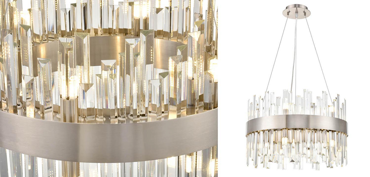 Люстра Cramer Chandelier 50 satin nickel Люстра Cramer Chandelier 50 satin nickel - Loft-Concept в Волгограде