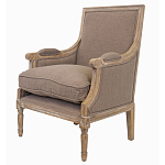 Кресло William Classical Armchair brown flax варинант исполнения - 3 | Loft Concept в Волгограде