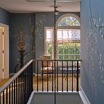 Обои ручная роспись Nara Original colourway on Summer Sky slub silk варинант исполнения - 2 | Loft Concept в Волгограде