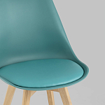 Стул с основой из пластика и мягким сиденьем Arvika Azure варинант исполнения - 7 | Loft Concept в Волгограде