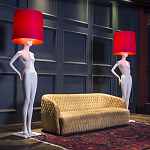 Лампа MANNEQUIN LAMP с абажуром созерцание силуэта варинант исполнения - 2 | Loft Concept в Волгограде