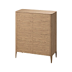 Шкаф низкий с 4-мя дверцами из массива дуба Type oak варинант исполнения - 1 | Loft Concept в Волгограде