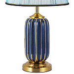 Настольная лампа с абажуром Terenzio Blue Table Lamp варинант исполнения - 3 | Loft Concept в Волгограде