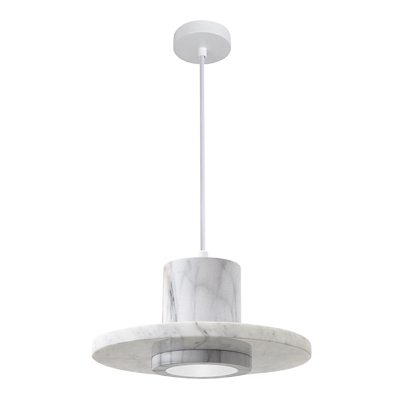 Подвесной светильник Douro Light белый мрамор Белый Белый Мрамор Bianco в Волгограде | Loft Concept 