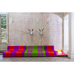 Дизайнерское кресло зеленое Poltronova Sofo Verosa Green Pink Armchair варинант исполнения - 6 | Loft Concept в Волгограде