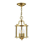 Подвесной светильник с прозрачным стеклянным цилиндрическим плафоном в классическом стиле на цепи Hinkley варинант исполнения - 13 | Loft Concept в Волгограде