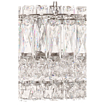 Люстра подвесная круглая из прозрачного хрусталя с корпусом из металла цвета хром Selfsufficient варинант исполнения - 2 | Loft Concept в Волгограде