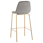 Барный стул на золотистых ножках VENDRAMIN Grey варинант исполнения - 4 | Loft Concept в Волгограде