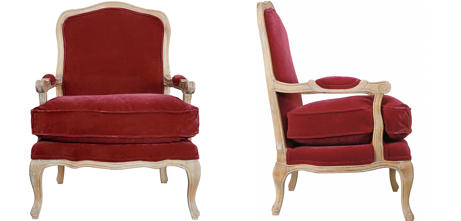 Кресло Joseph Chair burgundy Кресло Joseph Chair burgundy - Loft-Concept в Волгограде