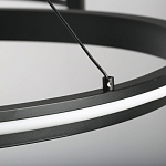 Люстра подвесная светодиодная в виде волнообразной ленты Ribbon Vortex варинант исполнения - 9 | Loft Concept в Волгограде