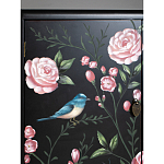 Комод деревянный Tits on flowers варинант исполнения - 8 | Loft Concept в Волгограде