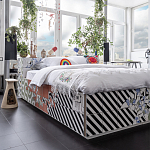 Дизайнерская кровать с системой хранения варинант исполнения - 1 | Loft Concept в Волгограде