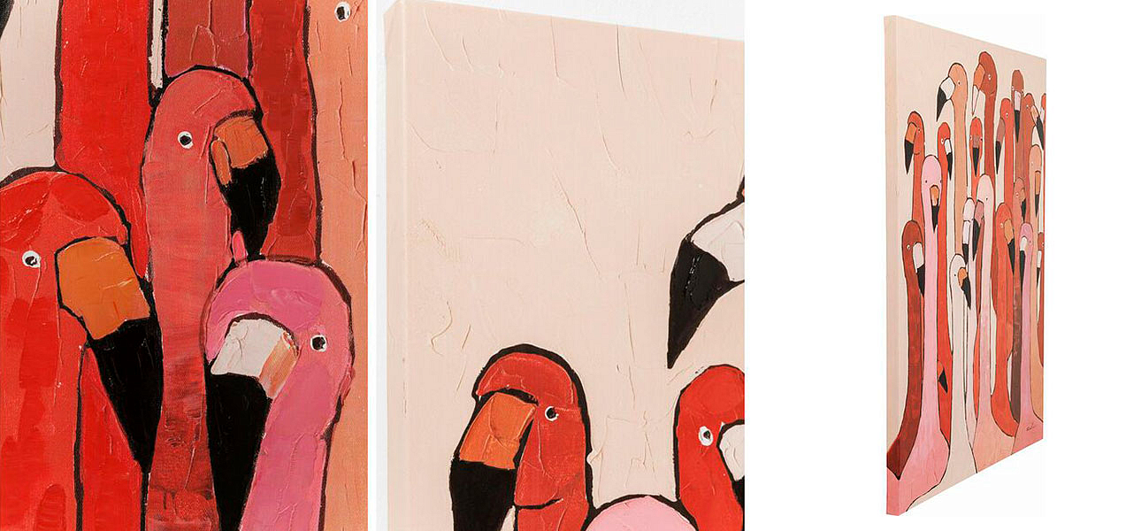 Постер A flock of Flamingos Постер A flock of Flamingos - Loft-Concept в Волгограде