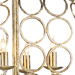 Люстра в форме шара с рядами из колец Million Rings варинант исполнения - 1 | Loft Concept в Волгограде