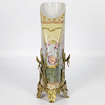 Фарфоровая ваза с бронзовыми элементами Eden Garden варинант исполнения - 6 | Loft Concept в Волгограде