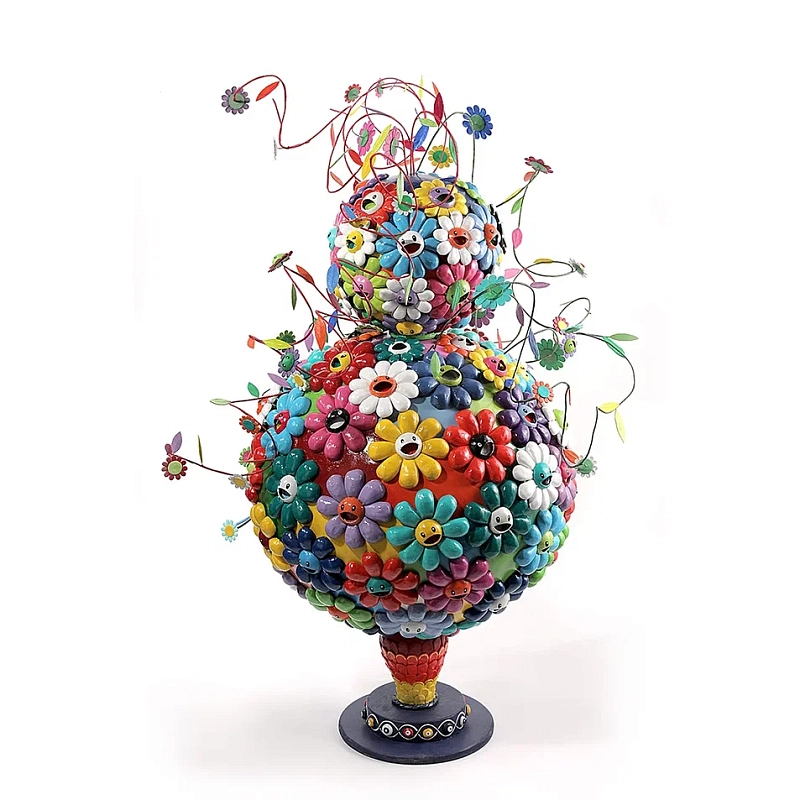 Большой Арт-объект Композиция из улыбающихся цветов по дизайну Takashi Murakami Flower Matango Мульти Большой Арт-объект Композиция из улыбающихся цветов по дизайну Takashi Murakami Flower Matango Мульти в Волгограде | Loft Concept