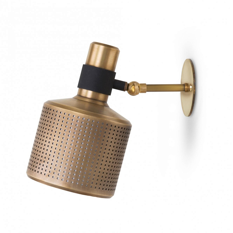 Бра Bert Frank Riddle Single Wall Light Латунь Черный Бра Bert Frank Riddle Single Wall Light Латунь Черный в Волгограде | Loft Concept