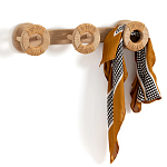 Деревянная настенная вешалка Alma Wood Hanger варинант исполнения - 3 | Loft Concept в Волгограде