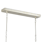 Люстра серебряная из пересекающихся прямоугольных элементов Intersecting Rectangles варинант исполнения - 3 | Loft Concept в Волгограде