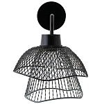Бра с сетчатым металлическим абажуром Black Mesh Lampshade варинант исполнения - 2 | Loft Concept в Волгограде