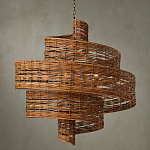 Люстра фактурная в виде спирали Enveloping Art варинант исполнения - 4 | Loft Concept в Волгограде