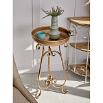 Столик приставной на фигурном подножии Magnificent Century варинант исполнения - 5 | Loft Concept в Волгограде