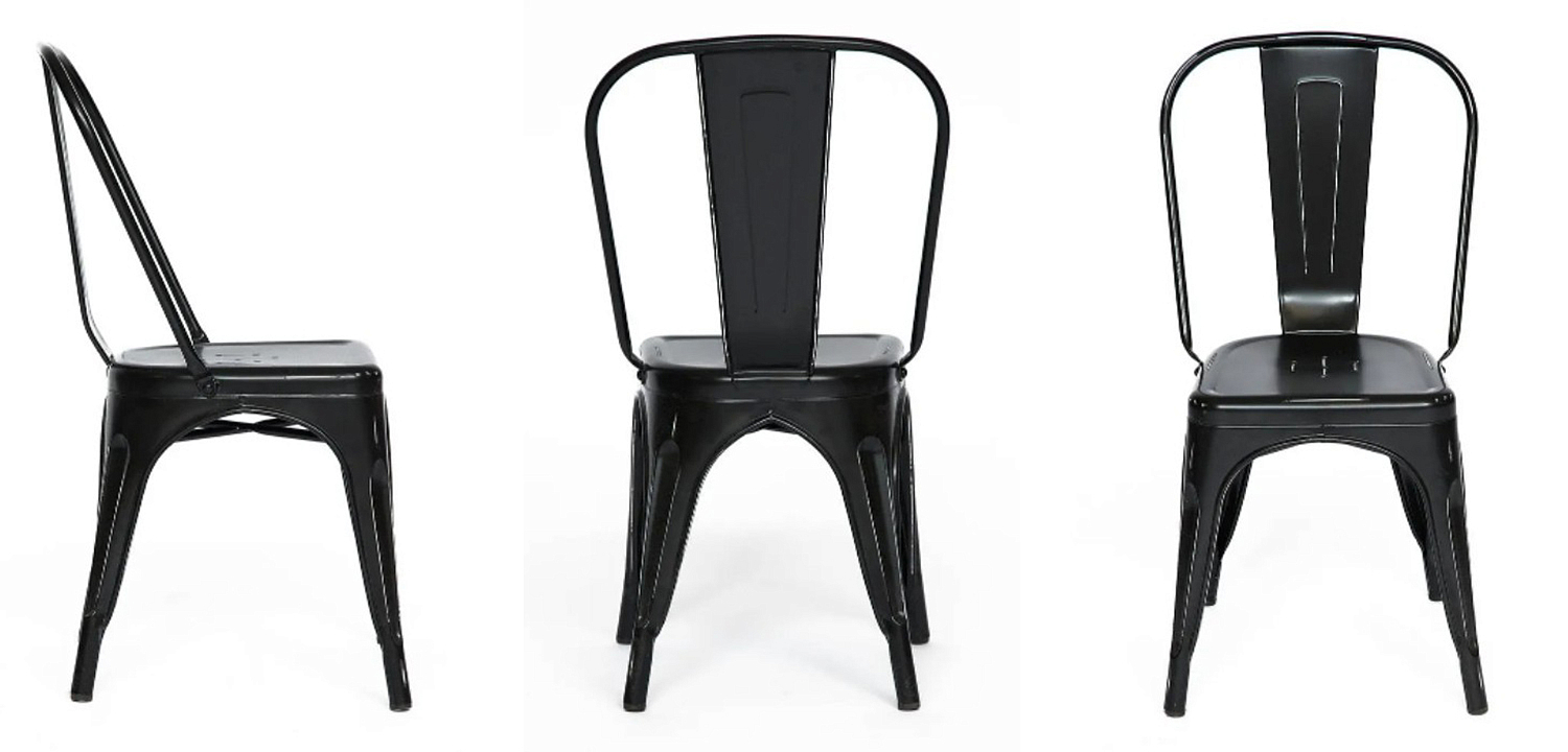 Стул Tolix black Стул Tolix black - Loft-Concept в Волгограде