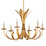 Люстра золотая с декором в виде перьев Bunch of Feathers варинант исполнения - 3 | Loft Concept в Волгограде