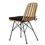Стул с ротанговым плетением Wicker Stool без подлокотников варинант исполнения - 3 | Loft Concept в Волгограде