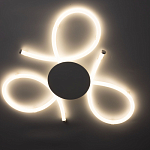 Люстра белого цвета с тремя изогнутыми светодиоидными плафонами Luke Lampco Tracer Lamp варинант исполнения - 2 | Loft Concept в Волгограде