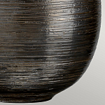 Настольная лампа с круглым фарфоровым основанием ручной работы с покрытием глазурью и белым абажуром из искусственного шелка Elstead Lighting варинант исполнения - 5 | Loft Concept в Волгограде