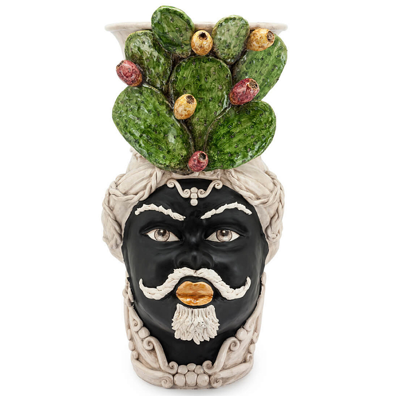 Большая Напольная ваза Abhika VASE MORO MAN FICO Зеленый Коричневый Большая Напольная ваза Abhika VASE MORO MAN FICO Зеленый Коричневый в Волгограде | Loft Concept