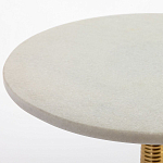 Кофейный стол с белой столешницей из мрамора Table White Marble варинант исполнения - 1 | Loft Concept в Волгограде