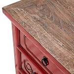 Деревянная ТВ-тумба в китайском стиле с 5-ю выдвижными ящиками Chinese TV Stand Red варинант исполнения - 3 | Loft Concept в Волгограде