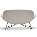 Дизайнерский двухместный диван Gio Ponti D.157.6  - DUE FOGLIE Sofa варинант исполнения - 5 | Loft Concept в Волгограде