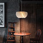 Подвесной светильник с белыми изящными декоративными лепестками Volumetric Petal Lamp варинант исполнения - 3 | Loft Concept в Волгограде