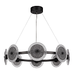 Люстра с плафонами из фактурного двойного стекла Heterochromia варинант исполнения - 5 | Loft Concept в Волгограде