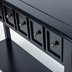 Черная консоль с выдвижными ящиками Monica варинант исполнения - 3 | Loft Concept в Волгограде