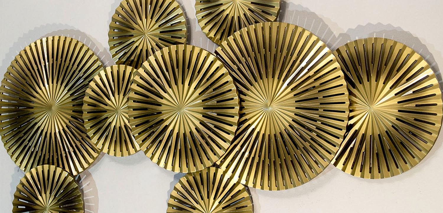 Арт-объект Apollo Brown and Gold Wall Plaque Disc gap 9 Арт-объект Apollo Brown and Gold Wall Plaque Disc gap 9 - Loft-Concept в Волгограде