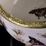 Фарфоровая чаша с бронзовыми элементами Eden Garden варинант исполнения - 6 | Loft Concept в Волгограде
