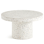 Стол журнальный из бетона с заполнителем из мраморной крошки Terrazzo варинант исполнения - 1 | Loft Concept в Волгограде