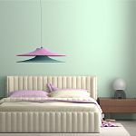 Подвесной вязаный светильник в двухцветном исполнении «Двойной Токио»  варинант исполнения - 1 | Loft Concept в Волгограде