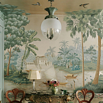 Обои ручная роспись River Scenes of Bengal Kolkata варинант исполнения - 1 | Loft Concept в Волгограде