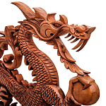 Панно из дерева дракон Panel With Animals варинант исполнения - 2 | Loft Concept в Волгограде