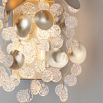 Бра с декоративными подвесками из прозрачного стекла в форме монеток FAIRYTREE Light варинант исполнения - 4 | Loft Concept в Волгограде