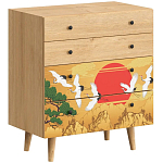 Комод с принтом на ящиках Elise Chest of Drawers варинант исполнения - 16 | Loft Concept в Волгограде